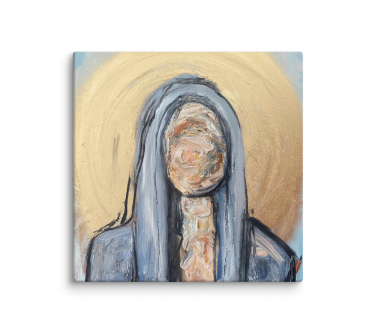 “Consolation” Print on stretched canvas, 2024, 20x20” limited edition (1/10)