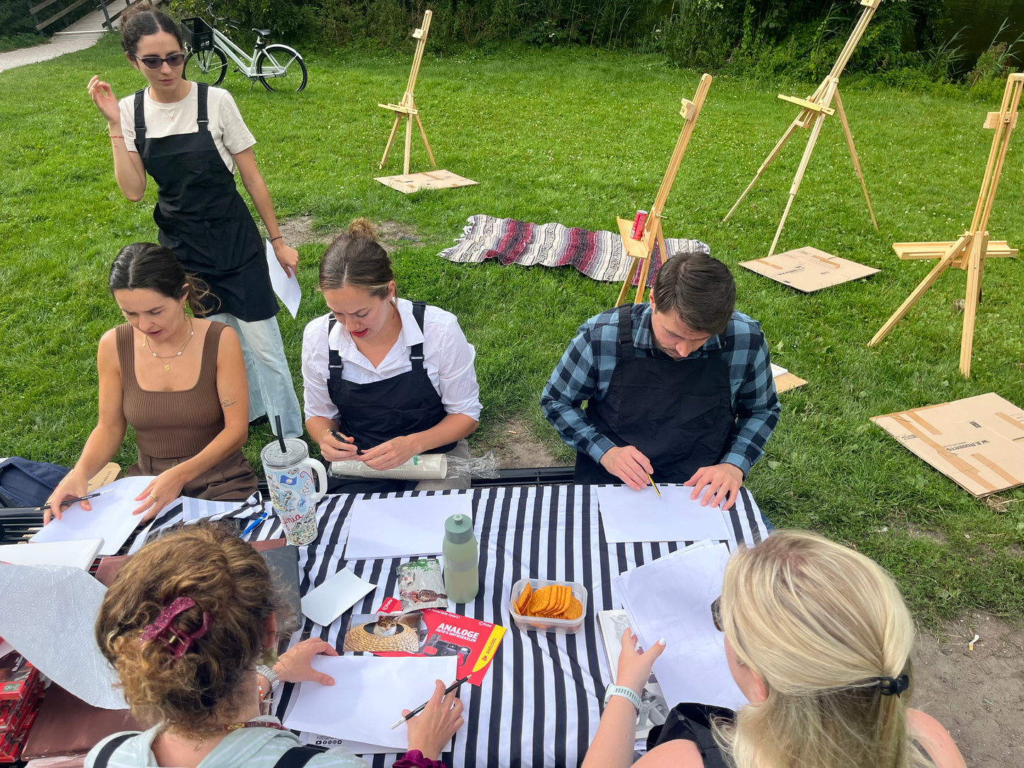 Painting Workshop/August 19, Tuesday, 12-3 pm -HAAGSE BOS, DEN HAAG