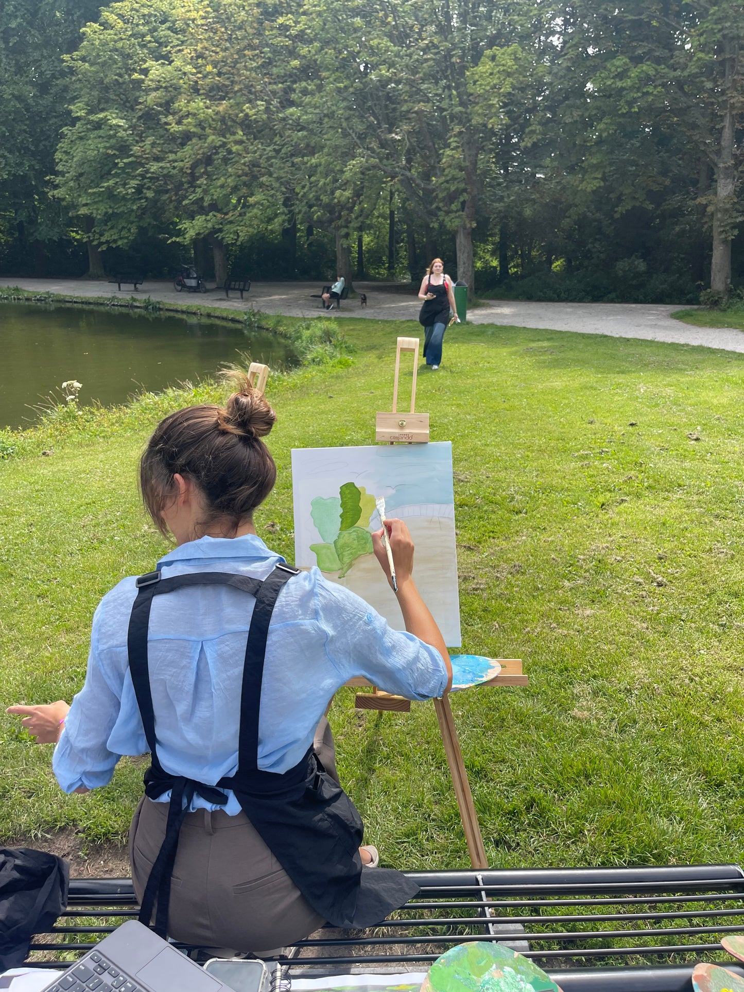 Painting Workshop/August 30, Saturday 10-1 pm -HAAGSE BOS, DEN HAAG