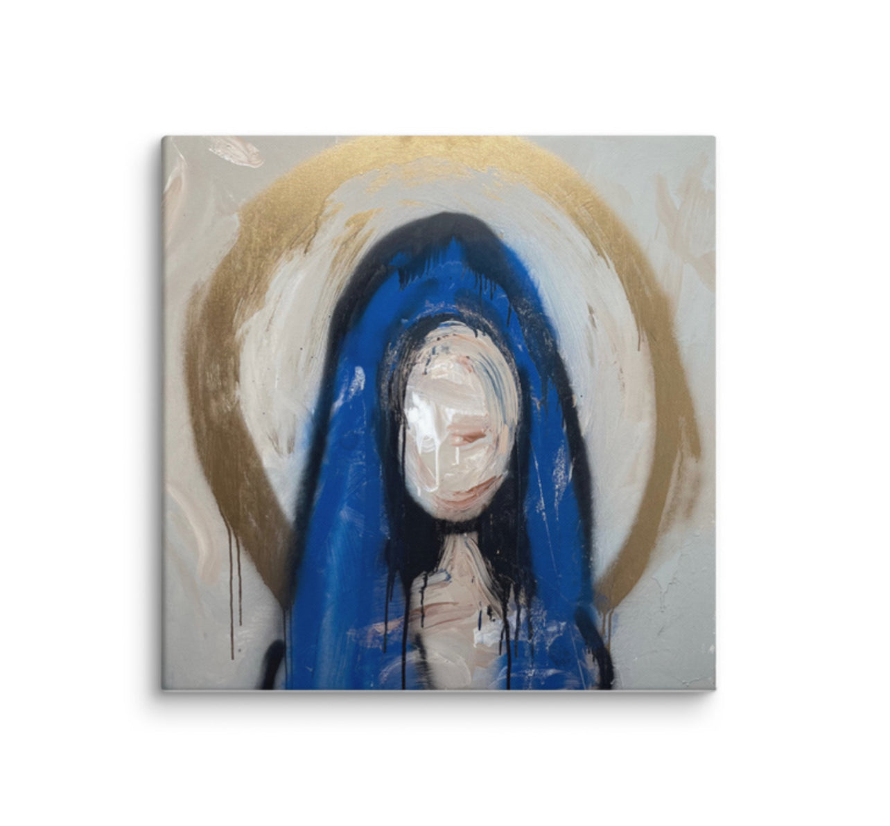 “Faceless Madonna” print on stretched canvas 32”x32”