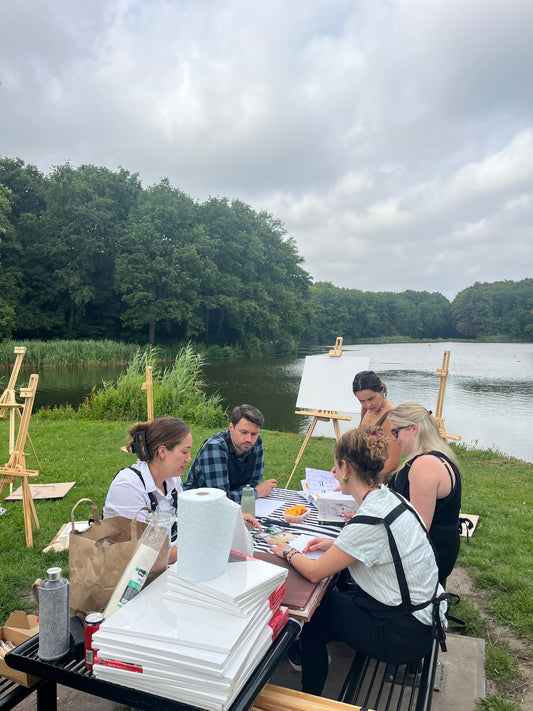 Painting Workshop/August 22, saturday 10-1pm -HAAGSE BOS, DEN HAAG